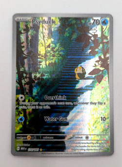 Pokemon TCG Psyduck 175/165 SV Scarlet & Violet-151 Illustration Rare (IR) Holo - Image 3