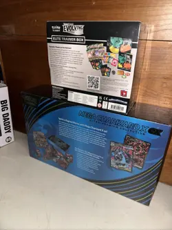 Hot Lot Pokemon Evolving Skies ETB And Mega Charizard EX Upc New Factory Sealed - Image 5