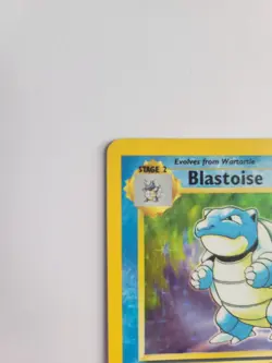 Blastoise Base Set Holo 2/102 LP – Clean Front, Light Warp, Vintage Pokemon - Image 3