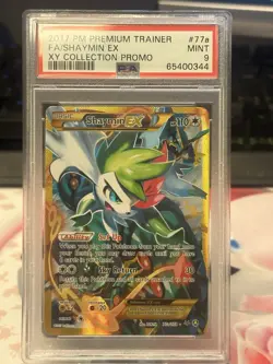 2017 Pokemon Premium Trainer Shaymin EX 77a/108 XY Collec. Promo PSA 9 - Image 1