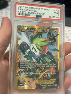 2017 Pokemon Premium Trainer Shaymin EX 77a/108 XY Collec. Promo PSA 9 - Image 3
