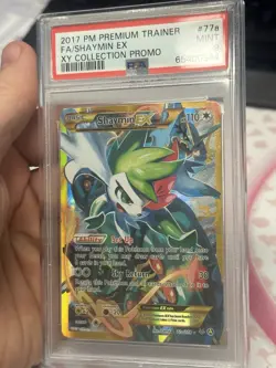 2017 Pokemon Premium Trainer Shaymin EX 77a/108 XY Collec. Promo PSA 9 - Image 4