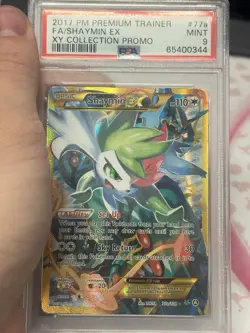 2017 Pokemon Premium Trainer Shaymin EX 77a/108 XY Collec. Promo PSA 9 - Image 5