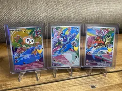 Pokemon 2026 First Partner Illustration Collection Series 1 Promos Set 43-45 - Image 1