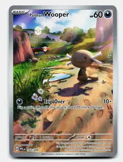 PALDEAN WOOPER PHANTASMAL FLAMES 102/094 NM ILLUSTRATION RARE POKEMON - Image 2