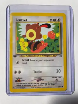2001 Pokemon Neo Discovery Sentret 1st Edition 63/75 - Image 3