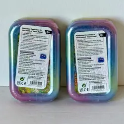 POKEMON TCG 2X SCARLET & VIOLET PRISMATIC EVOLUTIONS LEAFEON MINI TIN SET SEALED - Image 3