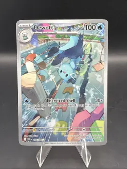 Dewott 106/086 Sv: White Flare Holo Pokemon TCG NM - Image 1