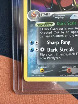 Pokemon TCG Dark Gyarados EX Team Rocket Returns 36/109 Regular Uncommon - Image 5