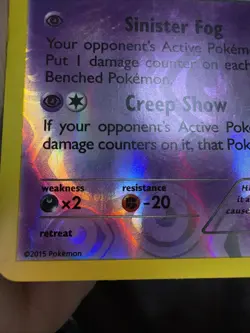 Gengar 60/162 Breakthrough Reverse Holo Holo Rare Stage 2 130 HP Pokemon TCG - Image 5