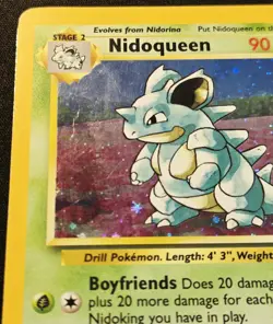 Nidoqueen 12/130 Holo Rare WOTC Base Set 2 Pokemon 2000 Wizards Of The Coast TCG - Image 3