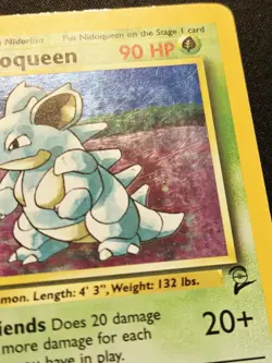 Nidoqueen 12/130 Holo Rare WOTC Base Set 2 Pokemon 2000 Wizards Of The Coast TCG - Image 4