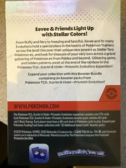 Pokemon TCG Scarlet & Violet - Prismatic Evolutions Booster Bundle New & Sealed - Image 2