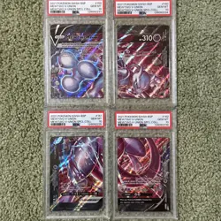 PSA 10 Mewtwo V Union Pokemon SWSH 159-162 Special Collection Set - Image 1