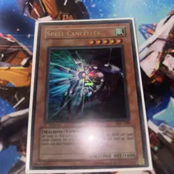 Yugioh! Spell Canceller MFC-020 Ultra Rare 1st Edition NM - Image 1
