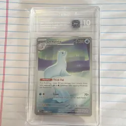 Pokemon Dewgong 097/094 Phantasmal Flames Illustration Rare TAG 10 2025 Holo - Image 1
