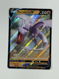 Aerodactyl V Basic 092/196 Lost Origin Pokemon Full Art/Holo - Image 1