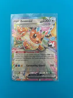 Play! Pokemon Prize Pack Series 7 Prismatic Evolutions 075/131 Eevee ex - Image 1