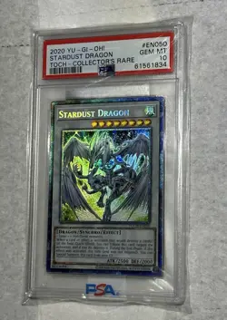 Konami Stardust Dragon Collector's Rare Toon Chaos 2020 TOCH-EN050 PSA 10 - Image 1