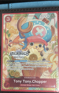 One Piece TCG - Tony Tony.Chopper OP01-015 UC AA - Regional Participant Promo - Image 1