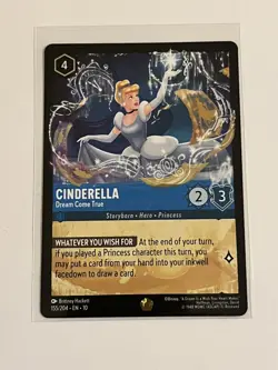 Disney Lorcana Cinderella Dream Come True 155/204 Whispers in the Well Non Foil - Image 1