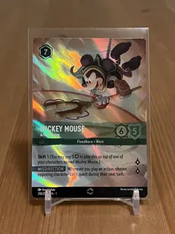 2023 Disney Lorcana The First Chapter Mickey Mouse Enchanted 210/204 - Image 1