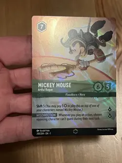 2023 Disney Lorcana The First Chapter Mickey Mouse Enchanted 210/204 - Image 4