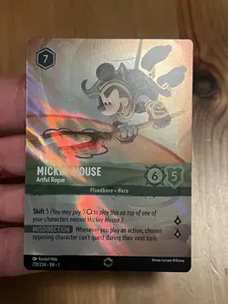 2023 Disney Lorcana The First Chapter Mickey Mouse Enchanted 210/204 - Image 5