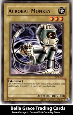 Acrobat Monkey #DCR-003 Dark Crisis Yugioh Common - Image 1