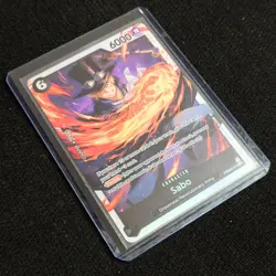 One Piece: English 6 Cost Black 2K Blocker "Sabo" PRB02-014 Foil SR 2000 Counter - Image 2