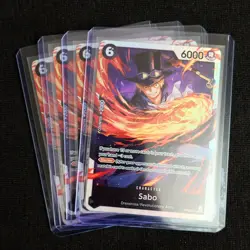 One Piece: English 6 Cost Black 2K Blocker "Sabo" PRB02-014 Foil SR 2000 Counter - Image 3