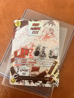 Gum-Gum Fire-Fist Pistol Red Hawk Alt Art Event OP11-114 ENGLISH One Piece TCG - Image 1