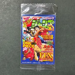 S6045 Monkey D. Luffy Japanese One Piece V Jump Sticker Sealed Nami YA8 - Image 1