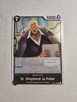St. Shepherd Ju Peter OP13-084 Rare Foil One Piece TCG English M/NM - Image 1