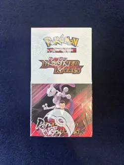 Pokemon TCG Destined Rivals Half Booster Box 18 Packs Factory New & Sealed - Image 1