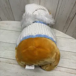 Disney Store Exclusive White Winter Winnie The Pooh Plush Snowflake Sweater - Image 4