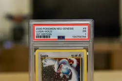 2000 Pokemon Neo Genesis Lugia Holo #9/111 1st Edition. PSA Graded 1 - Image 4