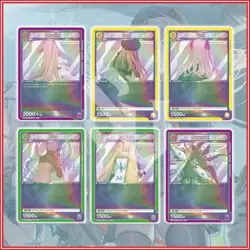 UNION ARENA TCG: Goddess of Victory Nikke Set of 6 Box Topper Foil NIK - Image 1