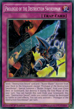 Prologue of the Destruction Swordsman - MACR-EN075 - Common 1st Edition Yugioh - Image 1