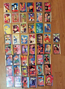 Lot 40 cartes DBZ Dragon Ball Z Japan Francaise vintage Bandai trading cardz - Image 1