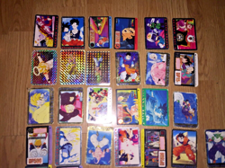 Lot 40 cartes DBZ Dragon Ball Z Japan Francaise vintage Bandai trading cardz - Image 2
