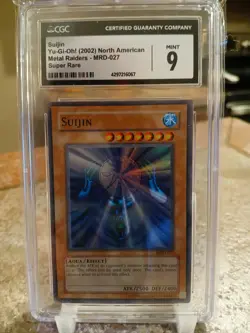 2002 Yugioh Suijin CGC 9 Metal Raiders MRD-027 Super Rare - Image 1