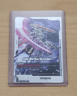 Gundam TCG Alie Strike Gundam SP ST04-001 LR+ Alt Art - GD04 Phantom Aria - Image 1