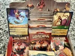 Disney Lorcana bulk Lot. 200+ Cards, Foils Included C-L. NM. Read Description. - Image 2