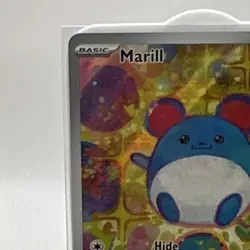 Pokemon Marill 232/165 151 Full Art Holo Basic Card 70 HP Single EN - Image 3