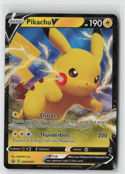 Pikachu V - Holo Promo SWSH: Sword & Shield Promo Cards SWSH061 NM - Image 1