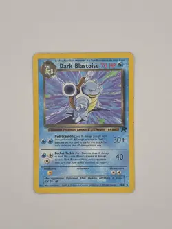 Dark Blastoise 20/82 Team Rocket Rare Regular 70 HP Pokemon TCG Card - Image 1