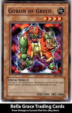 Goblin of Greed #DCR-065 Dark Crisis Yugioh Common - Image 1