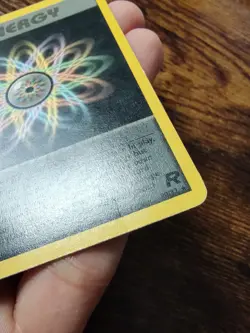 Rainbow Energy 80/82 Team Rocket Non Holo Pokemon Card (INK ERROR) - Image 3