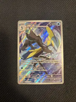Pokemon TCG Mega Evolution Inteleon Card 142/132 IR Rare - Image 1